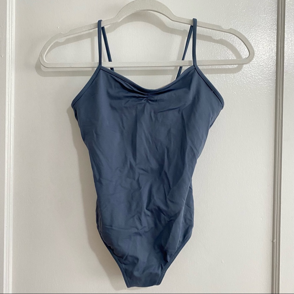Mirella Blue Grey Leotard